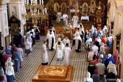 В канун праздника Преображения Господня Епископ Антоний совершил всенощное бдение в Свято-Покровском соборе