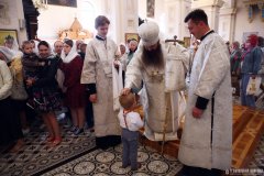 В канун праздника Преображения Господня Епископ Антоний совершил всенощное бдение в Свято-Покровском соборе