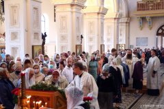 В канун праздника Преображения Господня Епископ Антоний совершил всенощное бдение в Свято-Покровском соборе