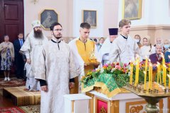 Престольные торжества в храме Преображения Господня деревни Деречин возглавил епископ Гродненский и Волковысский Антоний