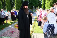 В неделю 9-ю по Пятидесятнице епископ Антоний совершил Божественную литургию в храме в честь святого Архангела Михаила города Щучин