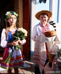 В неделю 9-ю по Пятидесятнице епископ Антоний совершил Божественную литургию в храме в честь святого Архангела Михаила города Щучин