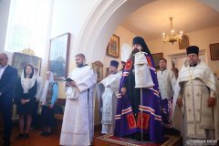 В неделю 9-ю по Пятидесятнице епископ Антоний совершил Божественную литургию в храме в честь святого Архангела Михаила города Щучин