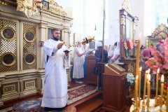 В неделю 9-ю по Пятидесятнице епископ Антоний совершил Божественную литургию в храме в честь святого Архангела Михаила города Щучин