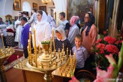 В неделю 9-ю по Пятидесятнице епископ Антоний совершил Божественную литургию в храме в честь святого Архангела Михаила города Щучин