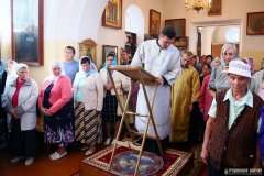 В неделю 9-ю по Пятидесятнице епископ Антоний совершил Божественную литургию в храме в честь святого Архангела Михаила города Щучин