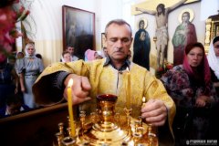 В неделю 9-ю по Пятидесятнице епископ Антоний совершил Божественную литургию в храме в честь святого Архангела Михаила города Щучин