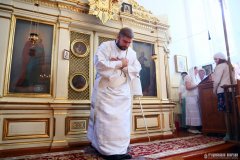 В неделю 9-ю по Пятидесятнице епископ Антоний совершил Божественную литургию в храме в честь святого Архангела Михаила города Щучин