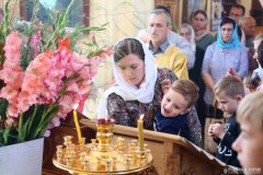 В неделю 9-ю по Пятидесятнице епископ Антоний совершил Божественную литургию в храме в честь святого Архангела Михаила города Щучин