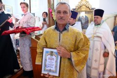 В неделю 9-ю по Пятидесятнице епископ Антоний совершил Божественную литургию в храме в честь святого Архангела Михаила города Щучин