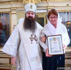 В неделю 9-ю по Пятидесятнице епископ Антоний совершил Божественную литургию в храме в честь святого Архангела Михаила города Щучин