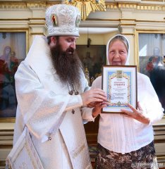 В неделю 9-ю по Пятидесятнице епископ Антоний совершил Божественную литургию в храме в честь святого Архангела Михаила города Щучин