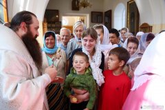 В неделю 9-ю по Пятидесятнице епископ Антоний совершил Божественную литургию в храме в честь святого Архангела Михаила города Щучин