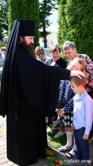 В неделю 9-ю по Пятидесятнице епископ Антоний совершил Божественную литургию в храме в честь святого Архангела Михаила города Щучин