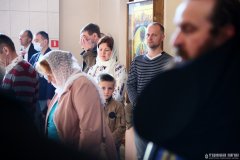В канун праздника Успения Пресвятой Богородицы Епископ Антоний совершил всенощное бдение в Свято-Покровском соборе