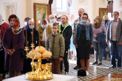 В канун праздника Успения Пресвятой Богородицы Епископ Антоний совершил всенощное бдение в Свято-Покровском соборе