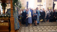 В канун праздника Успения Пресвятой Богородицы Епископ Антоний совершил всенощное бдение в Свято-Покровском соборе