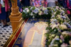 В праздник Успения Пресвятой Богородицы епископ Антоний совершил Божественную литургию в Покровском кафедральном соборе города Гродно