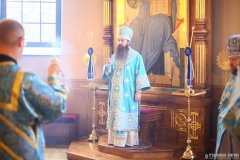 В праздник Успения Пресвятой Богородицы епископ Антоний совершил Божественную литургию в Покровском кафедральном соборе города Гродно