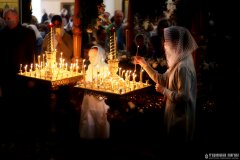 В праздник Успения Пресвятой Богородицы епископ Антоний совершил Божественную литургию в Покровском кафедральном соборе города Гродно