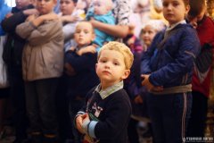 В праздник Успения Пресвятой Богородицы епископ Антоний совершил Божественную литургию в Покровском кафедральном соборе города Гродно