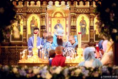 В праздник Успения Пресвятой Богородицы епископ Антоний совершил Божественную литургию в Покровском кафедральном соборе города Гродно