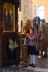 Епископ Антоний совершил всенощное бдение с чином Погребения Пресвятой Богородицы в Покровском соборе