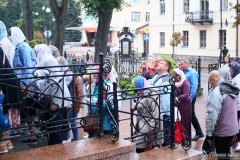 Епископ Антоний совершил всенощное бдение с чином Погребения Пресвятой Богородицы в Покровском соборе