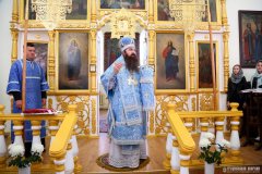 Епископ Антоний совершил Божественную литургию в храме святителя Николая Чудотворца Большой Берестовицы