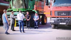 Освящение сельскохозяйственной техники  перед уборкой урожая