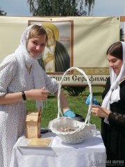 В день памяти преподобного Серафима Саровского епископ Антоний совершил Литургию в храме пророка Илии в агрогородке Обухово (новые фото)