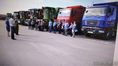 Освящение сельскохозяйственной техники  перед уборкой урожая