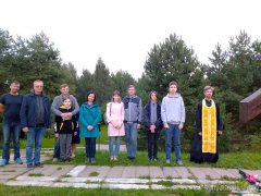 Прыхаджане храма ў гонар святога благавернага князя Уладзiмiра наведалі экскурсію па фартах Гродзенскай крэпасці