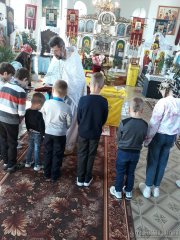 В Cвято-Троицком храме деревни Подороск состоялся молебен для школьников перед началом учебного года