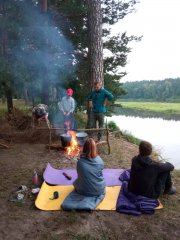 Скауты из Гродно совершили велопаломничество к Раковичской иконе Божией Матери