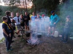 Скауты из Гродно совершили велопаломничество к Раковичской иконе Божией Матери