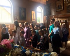 В воскресной школе храма пророка Илии в Мостах состоялся день открытых дверей В воскресной школе храма пророка Илии в Мостах состоялся день открытых дверей