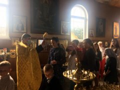 В воскресной школе храма пророка Илии в Мостах состоялся день открытых дверей В воскресной школе храма пророка Илии в Мостах состоялся день открытых дверей