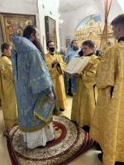 В канун праздника Рождества Пресвятой Богородицы епископ Антоний совершил всенощное бдение в храме великомученицы Ирины (Представительство Белорусского Экзархата в городе Москве) В канун праздника Рождества Пресвятой Богородицы епископ Антоний совершил всенощное бдение в храме великомученицы Ирины (Представительство Белорусского Экзархата в городе Москве)