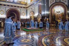 В праздник Рождества Пресвятой Богородицы правящий архиерей Гродненской епархии сослужил Предстоятелю Русской Церкви за Литургией в Храме Христа Спасителя в Москве В праздник Рождества Пресвятой Богородицы правящий архиерей Гродненской епархии сослужил Предстоятелю Русской Церкви за Литургией в Храме Христа Спасителя в Москве