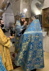 В канун праздника Рождества Пресвятой Богородицы епископ Антоний совершил всенощное бдение в храме великомученицы Ирины (Представительство Белорусского Экзархата в городе Москве) В канун праздника Рождества Пресвятой Богородицы епископ Антоний совершил всенощное бдение в храме великомученицы Ирины (Представительство Белорусского Экзархата в городе Москве)