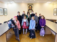 Прыход храма Сабора ўсіх Беларускіх святых у Гродна правёў дабрачынную акцыю «Збяром ранец дзецям» Прыход храма Сабора ўсіх Беларускіх святых у Гродна правёў дабрачынную акцыю «Збяром ранец дзецям»