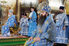 В праздник Рождества Пресвятой Богородицы правящий архиерей Гродненской епархии сослужил Предстоятелю Русской Церкви за Литургией в Храме Христа Спасителя в Москве В праздник Рождества Пресвятой Богородицы правящий архиерей Гродненской епархии сослужил Предстоятелю Русской Церкви за Литургией в Храме Христа Спасителя в Москве