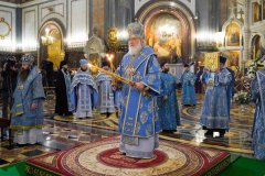 В праздник Рождества Пресвятой Богородицы правящий архиерей Гродненской епархии сослужил Предстоятелю Русской Церкви за Литургией в Храме Христа Спасителя в Москве В праздник Рождества Пресвятой Богородицы правящий архиерей Гродненской епархии сослужил Предстоятелю Русской Церкви за Литургией в Храме Христа Спасителя в Москве