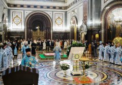 В праздник Рождества Пресвятой Богородицы правящий архиерей Гродненской епархии сослужил Предстоятелю Русской Церкви за Литургией в Храме Христа Спасителя в Москве В праздник Рождества Пресвятой Богородицы правящий архиерей Гродненской епархии сослужил Предстоятелю Русской Церкви за Литургией в Храме Христа Спасителя в Москве