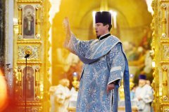 В праздник Рождества Пресвятой Богородицы правящий архиерей Гродненской епархии сослужил Предстоятелю Русской Церкви за Литургией в Храме Христа Спасителя в Москве В праздник Рождества Пресвятой Богородицы правящий архиерей Гродненской епархии сослужил Предстоятелю Русской Церкви за Литургией в Храме Христа Спасителя в Москве