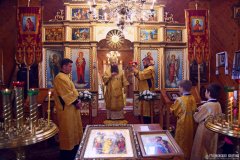 В Неделю 13-ю по Пятидесятнице епископ Антоний совершил Литургию в храме благоверного князя Александра Невского городского поселка Вороново В Неделю 13-ю по Пятидесятнице епископ Антоний совершил Литургию в храме благоверного князя Александра Невского городского поселка Вороново