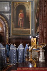 В праздник Рождества Пресвятой Богородицы правящий архиерей Гродненской епархии сослужил Предстоятелю Русской Церкви за Литургией в Храме Христа Спасителя в Москве В праздник Рождества Пресвятой Богородицы правящий архиерей Гродненской епархии сослужил Предстоятелю Русской Церкви за Литургией в Храме Христа Спасителя в Москве