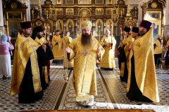 В канун Недели 12-й по Пятидесятнице епископ Антоний совершил всенощное бдение в Покровском кафедральном соборе города Гродно