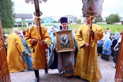 Епископ Антоний возглавил престольный праздник храма в честь Августовской иконы Божией Матери в Гродно [+ ВИДЕО]